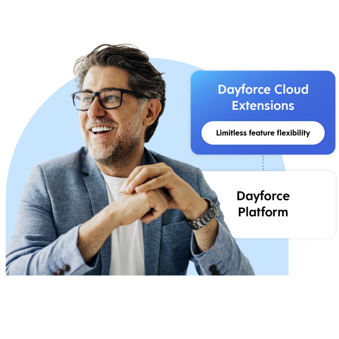 Headshot of a gentleman in a suit and labeled text